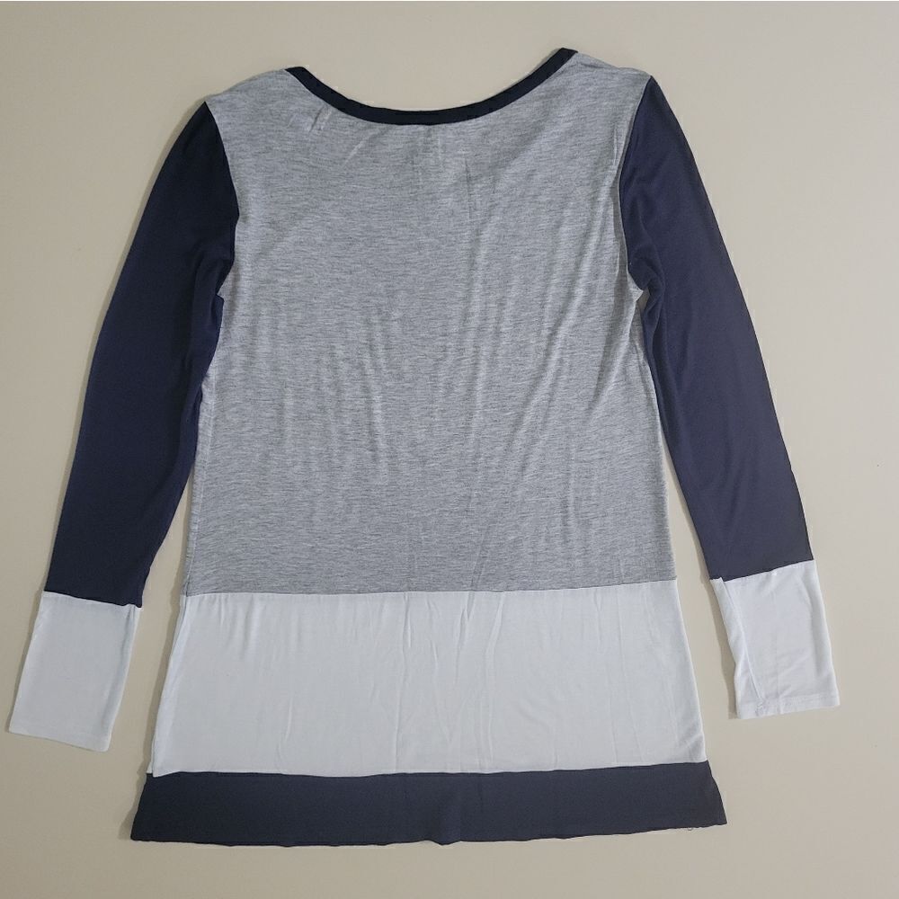Brenda's Long Sleeve Colorblock Tunic Top - Picture 9 of 9